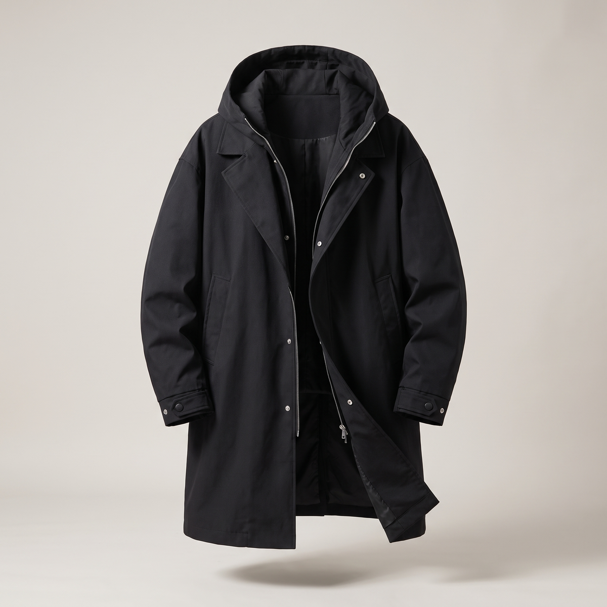 Kensington Overcoat - Black