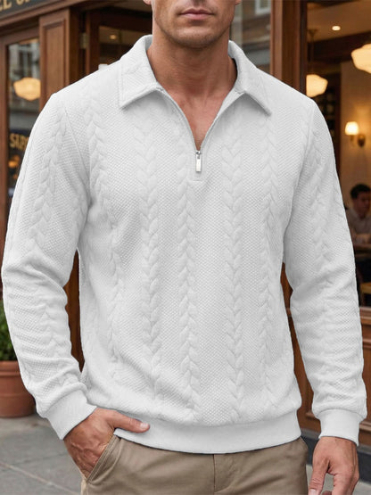Kenslow Quarter Zip - White