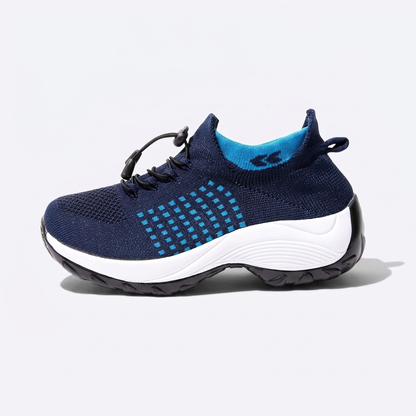 Kestermere Air-Knit Comfort Trainers - Navy Light Blue