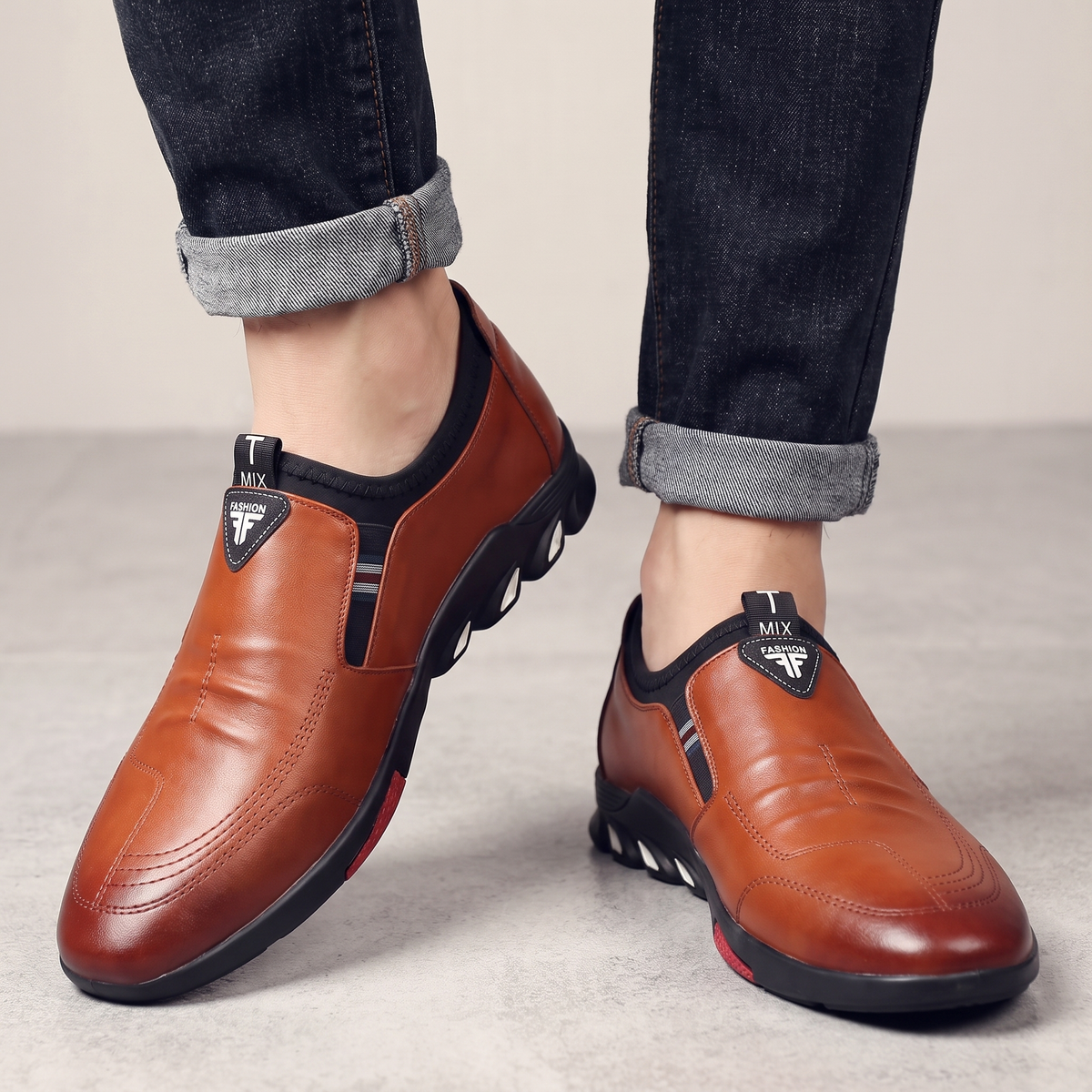 Kingsbridge Leather-Look Comfort Shoes