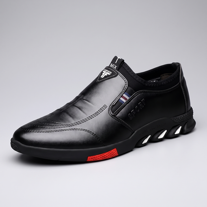 Kingsbridge Leather-Look Comfort Shoes - Black