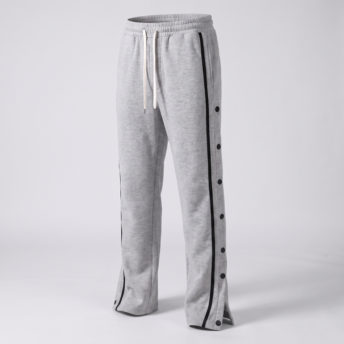 Kingsbury Wide-Leg Street Trousers - Grey