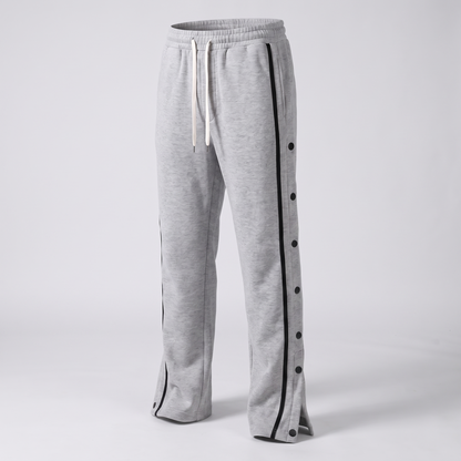 Kingsbury Wide-Leg Street Trousers - Grey