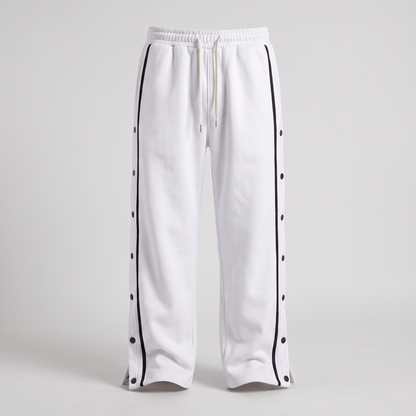 Kingsbury Wide-Leg Street Trousers - White