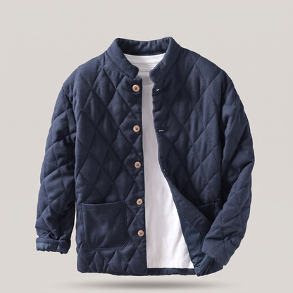 Kingsley Quilted Jacket - Blue