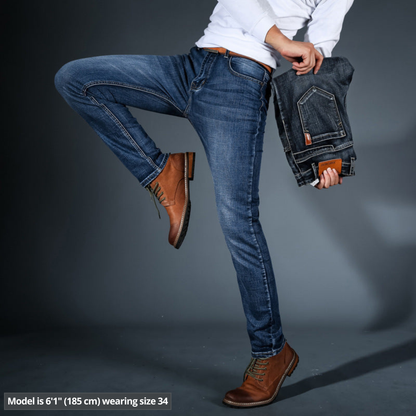 Kingsley Stretch Denim - Navy