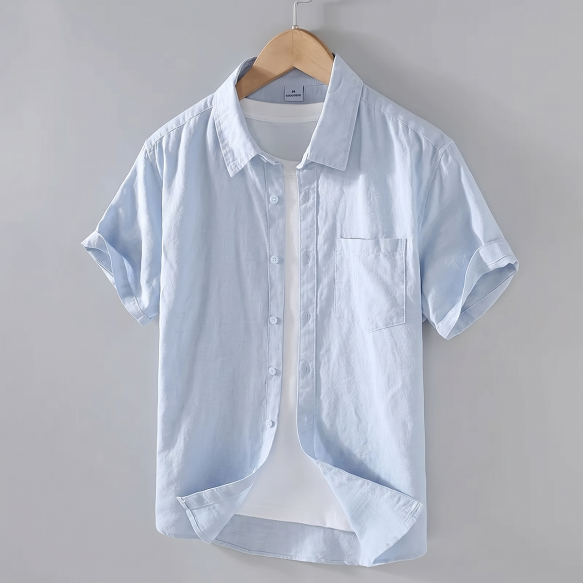 Kingsmead Breathable Cotton Shirt - Blue