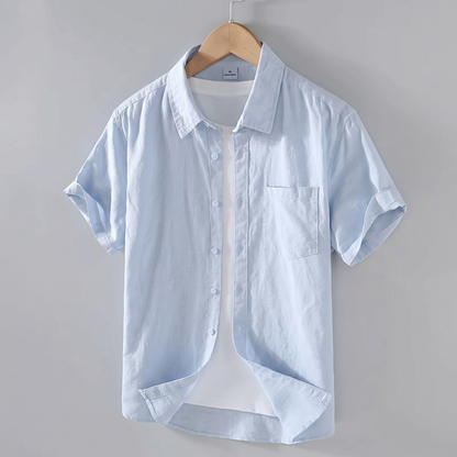 Kingsmead Breathable Cotton Shirt - Blue