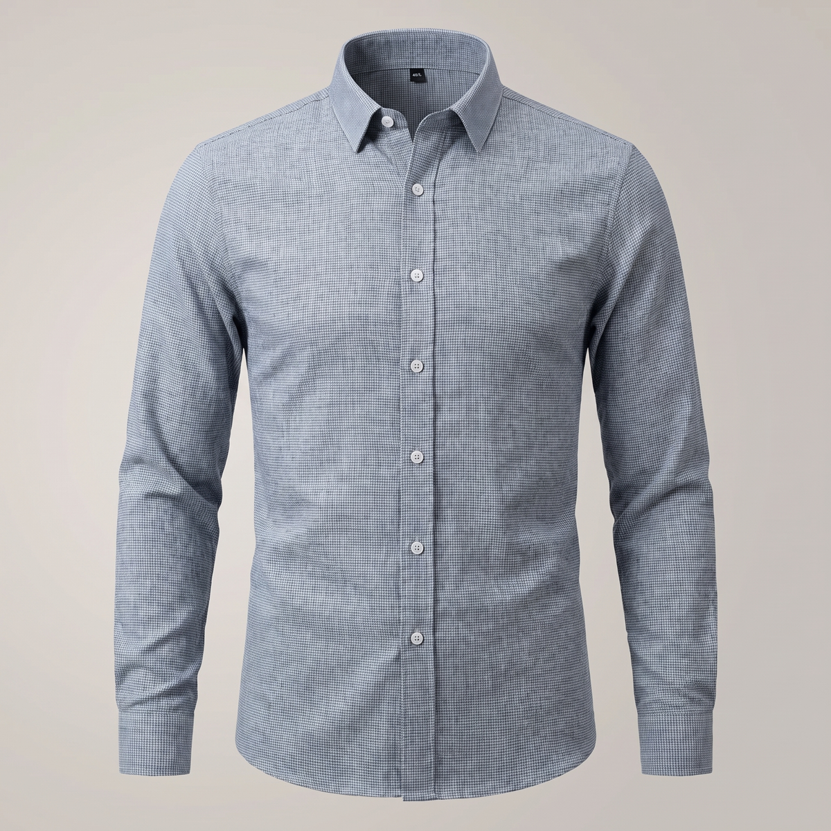 Kingsmere Pattern Shirt - Light Grey