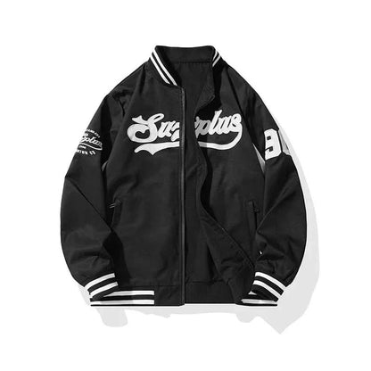 Kingsmoor Varsity Bomber - Black