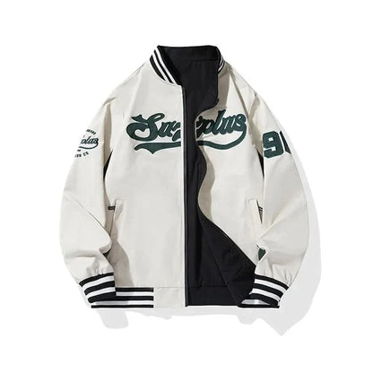 Kingsmoor Varsity Bomber - White