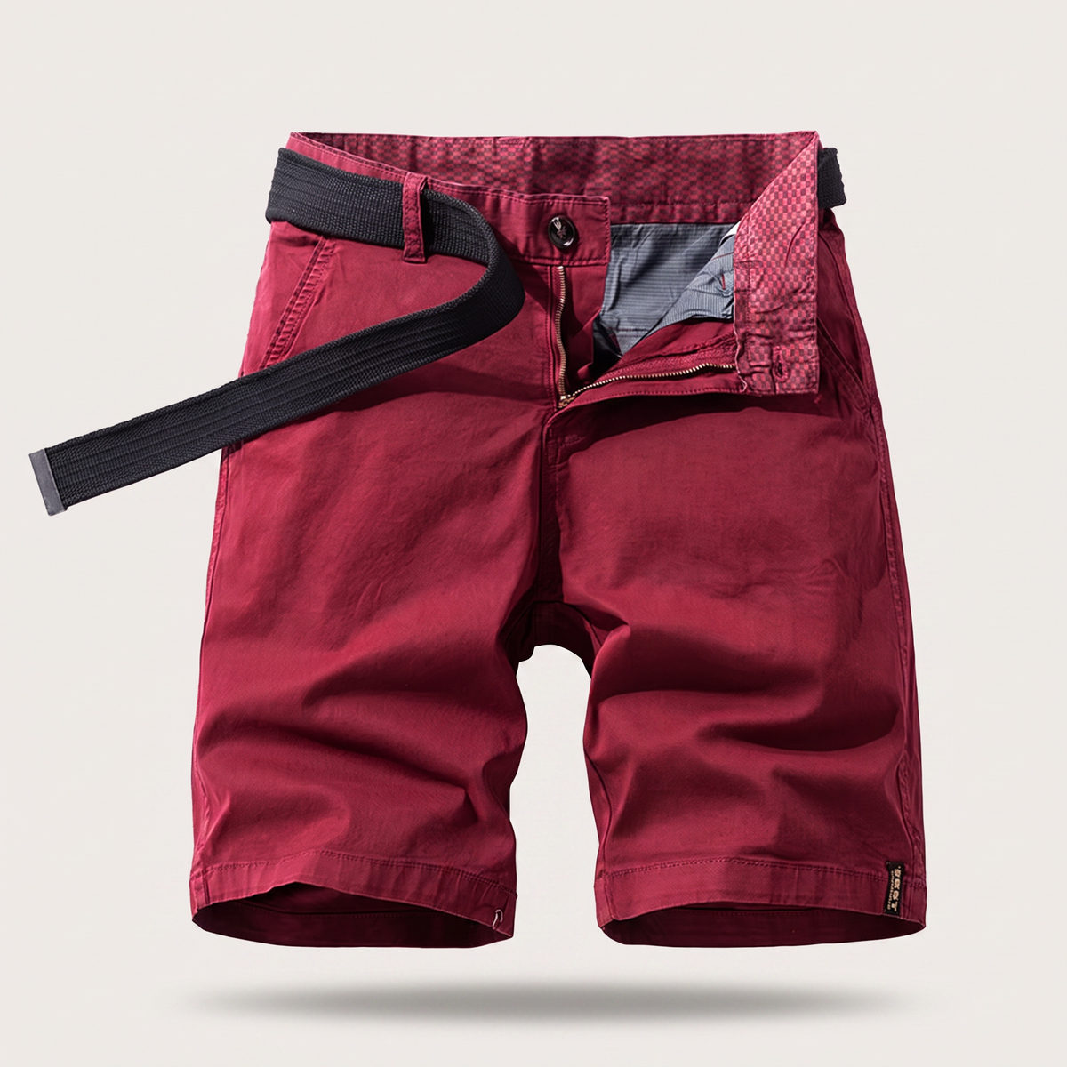 Kingswell Cotton Shorts - Maroon