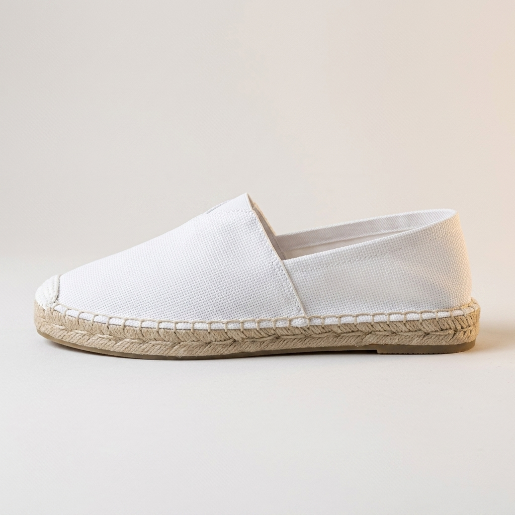 Kingswell Premium Summer Slip-Ons - White