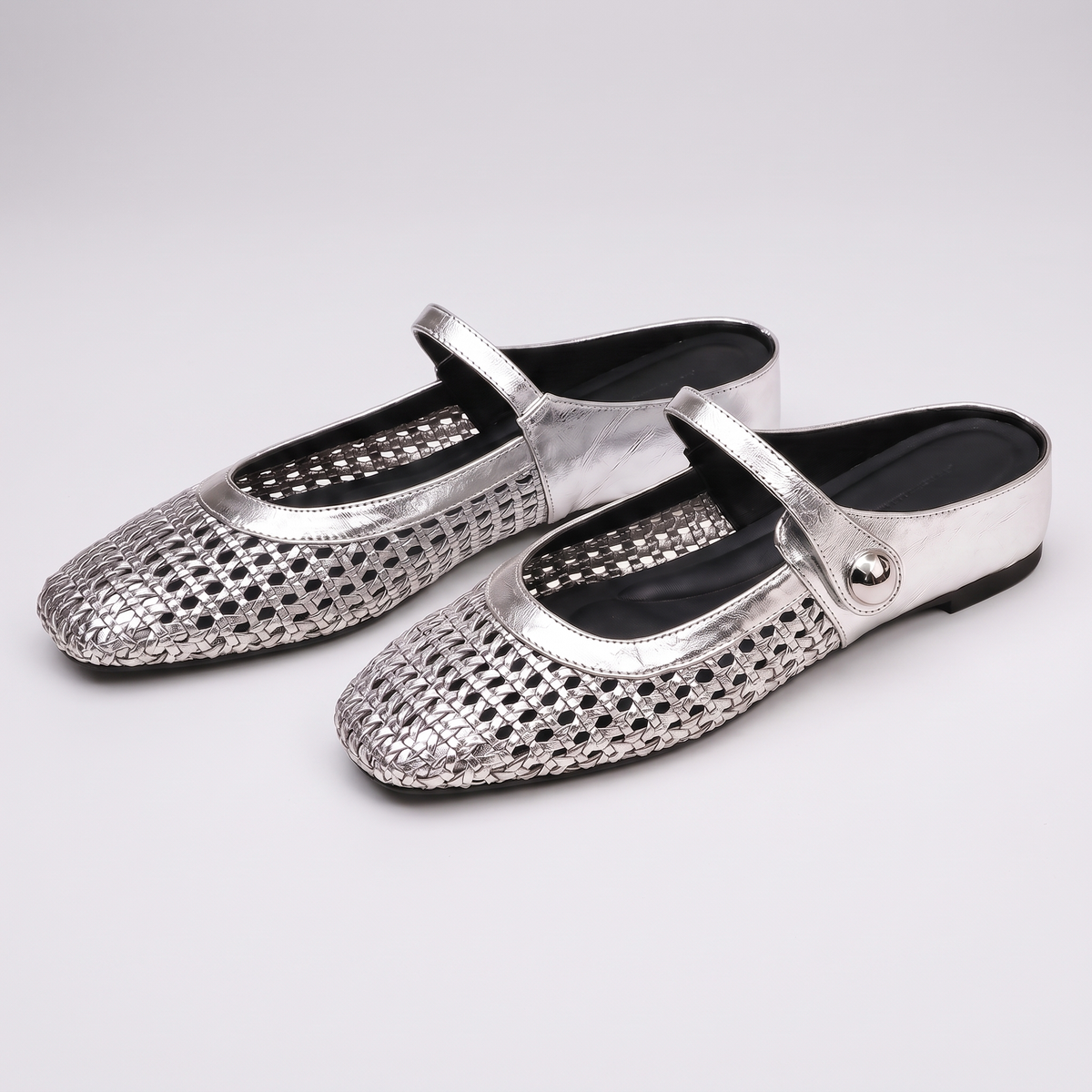 Kirkstone Braided Comfort Clogs - Silver