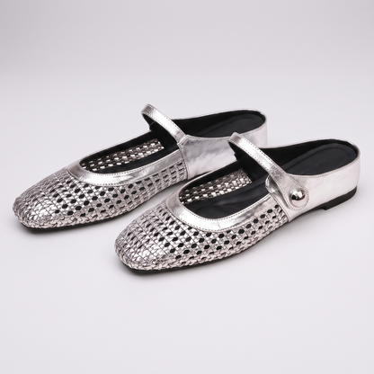Kirkstone Braided Comfort Clogs - Silver