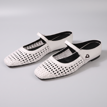 Kirkstone Braided Comfort Clogs - White