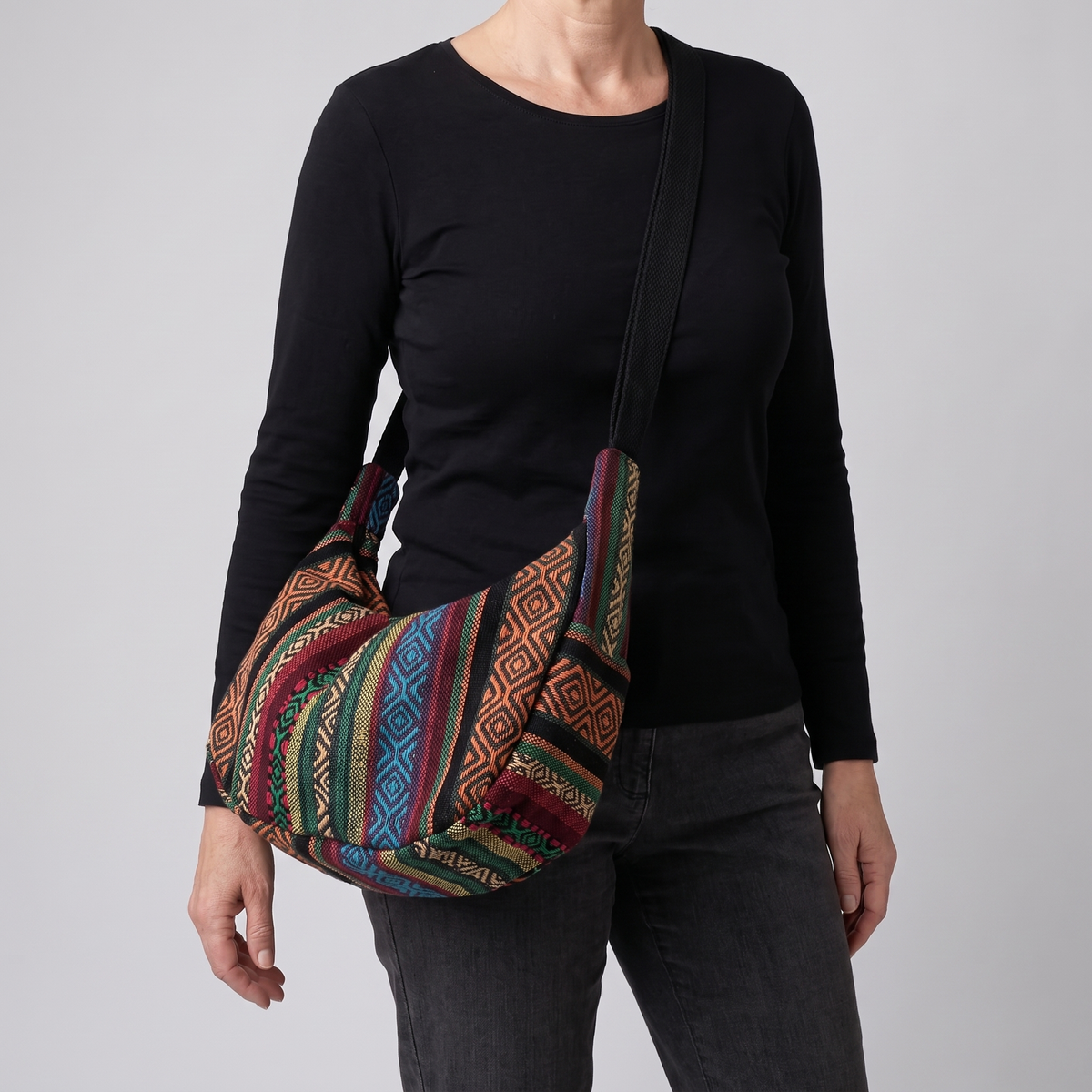 La Boheme Patterned Crossbody Bag