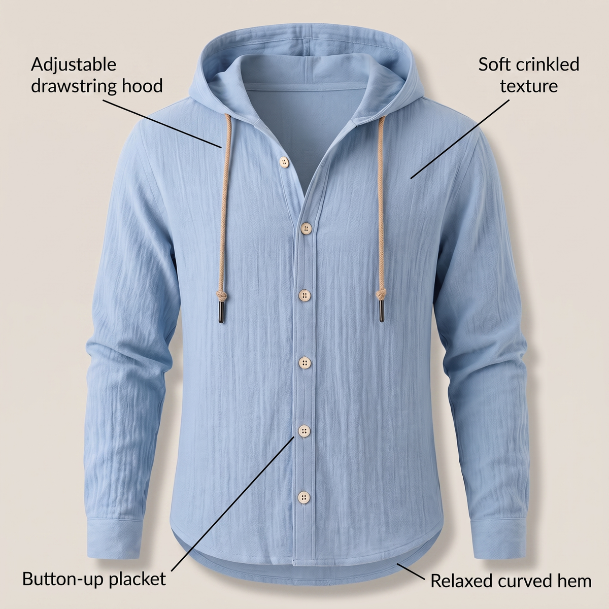 Langford Hooded Shirt Jacket
