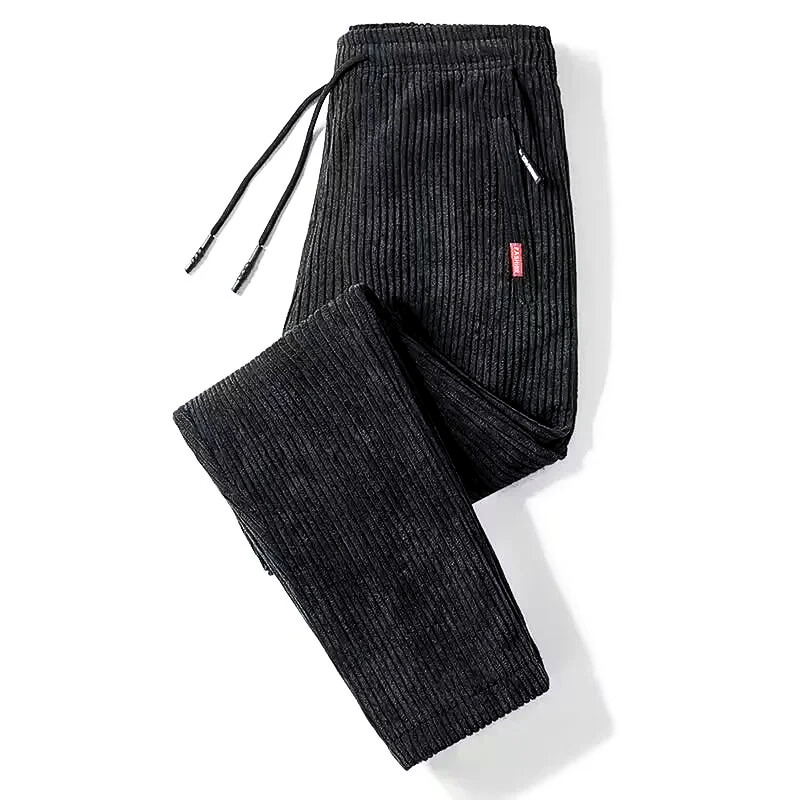 Lansbury Corduroy Trousers - Obsidian Black