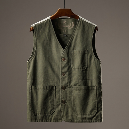 Larchford Utility Gilet - Army Green