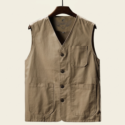 Larchford Utility Gilet - Khaki