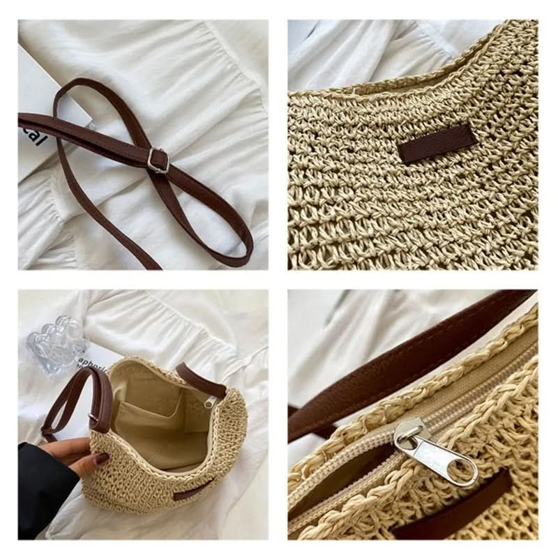 Lavinia Elegant Straw Tote