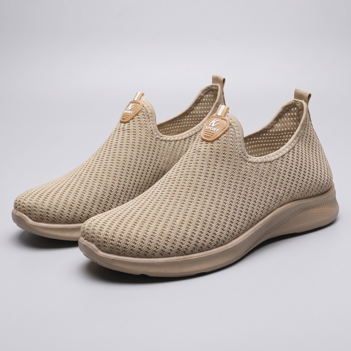 Lawson Breathable Performance Trainers - Khaki