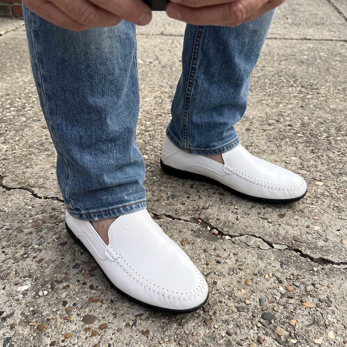 Leather-Look Moccasion