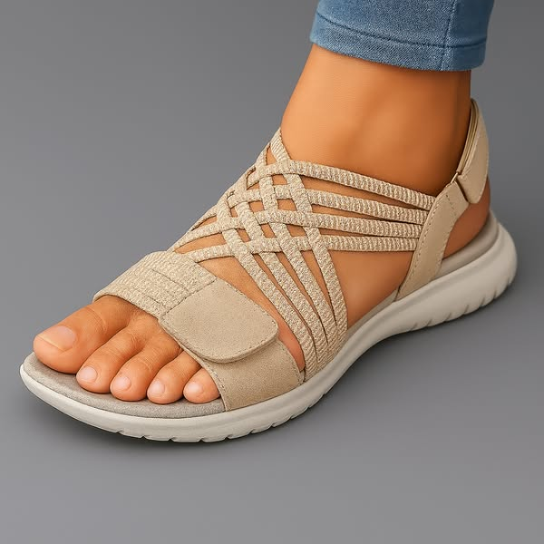 Lena Comfort Sandals - Beige