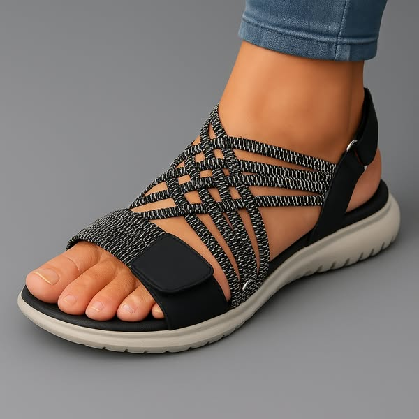 Lena Comfort Sandals - Black