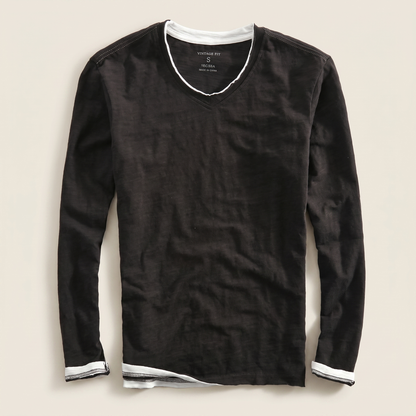 Lennox Cotton Shirt - Black