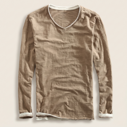Lennox Cotton Shirt - Brown