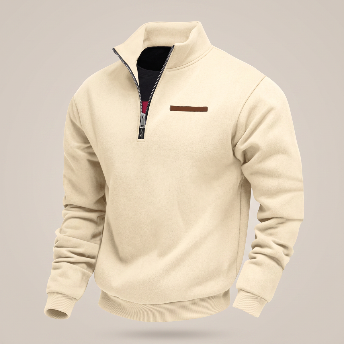 Lennox Fleece Sweatshirt - Beige