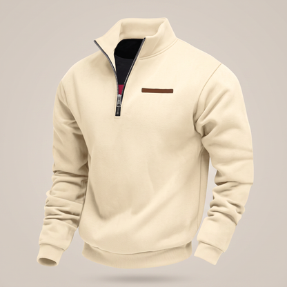 Lennox Fleece Sweatshirt - Beige