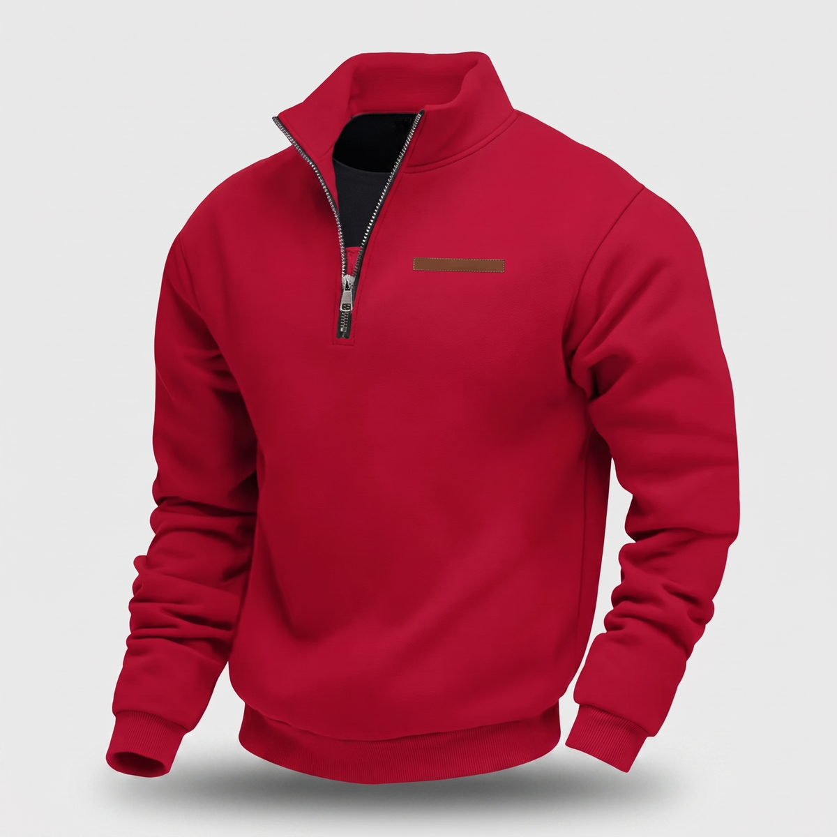 Lennox Fleece Sweatshirt - Red