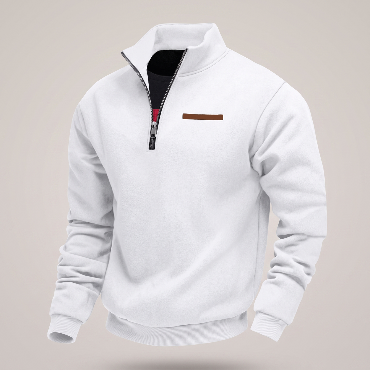Lennox Fleece Sweatshirt - White