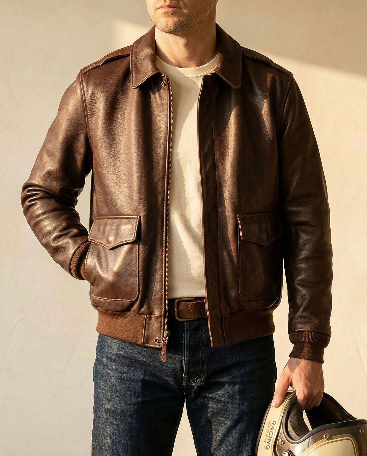 Leonard Timeless Leather-Look Jacket