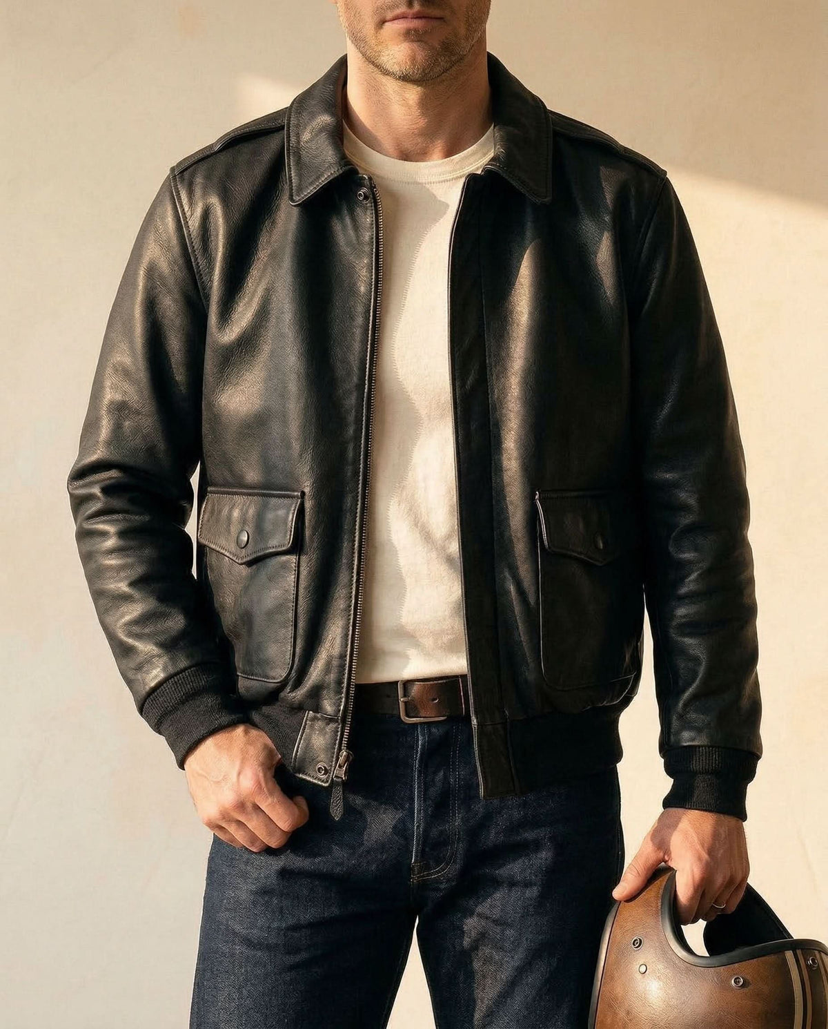 Leonard Timeless Leather-Look Jacket
