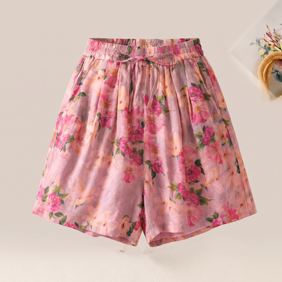 Lightluxe Linen Short - Pink