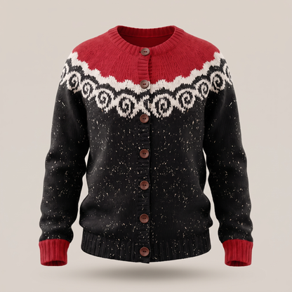 Lilia Casual Knit Layer - Black