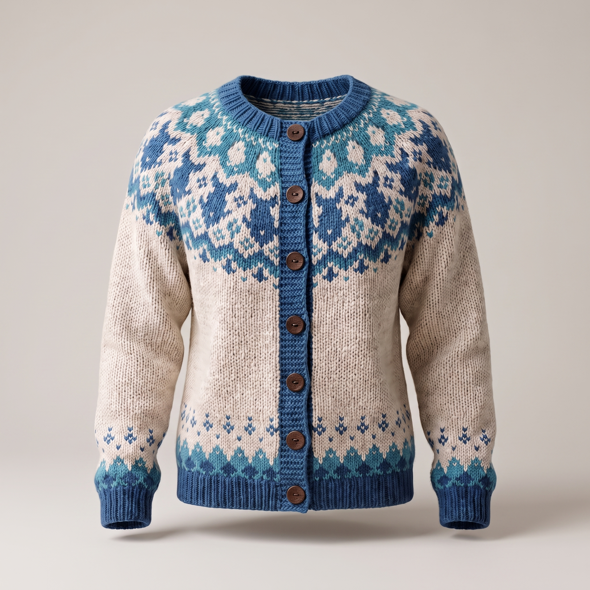 Lilia Casual Knit Layer - Blue