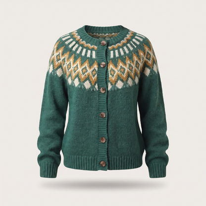Lilia Casual Knit Layer - Green
