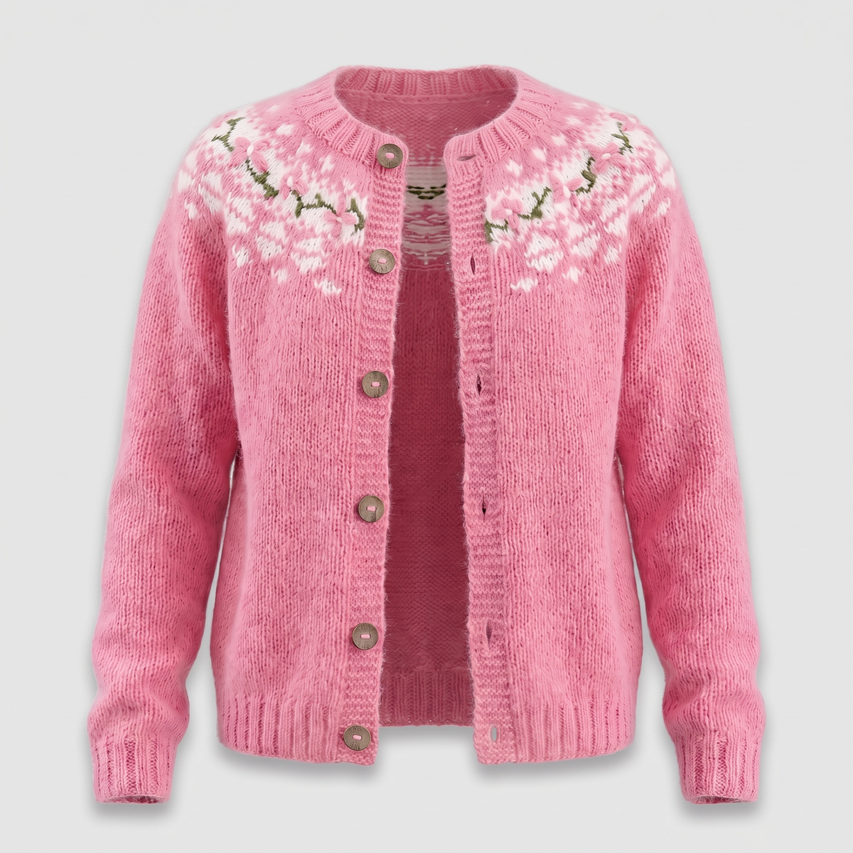 Lilia Casual Knit Layer - Pink