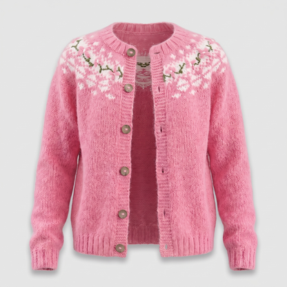 Lilia Casual Knit Layer - Pink