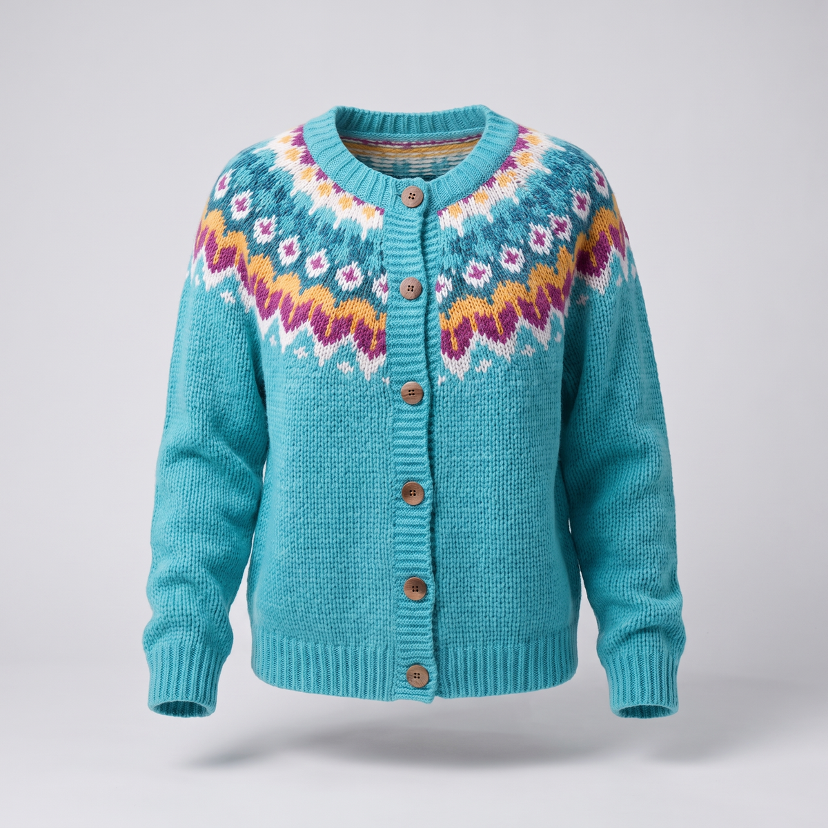 Lilia Casual Knit Layer - Sky Blue