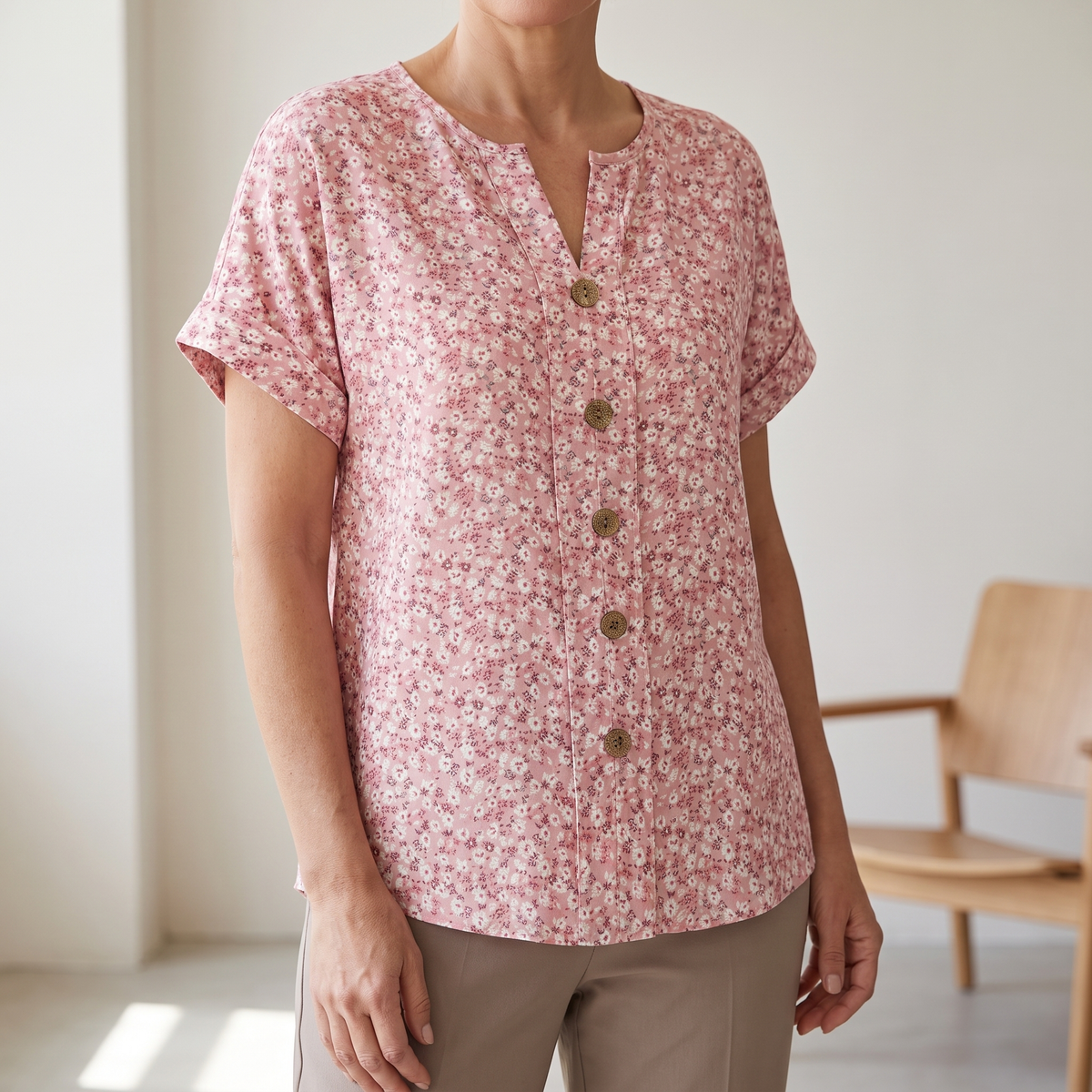 Lillie Buttons Spring Top