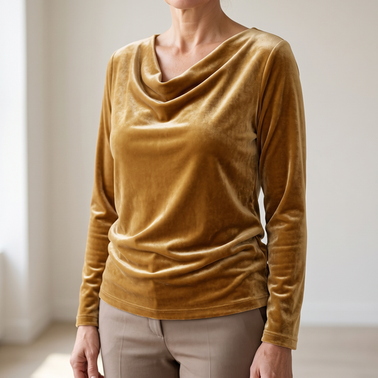 Lily Velvet Elegance Top