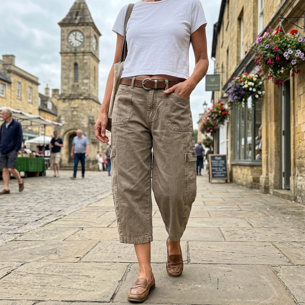 Lindale Pocketed Utility Capris