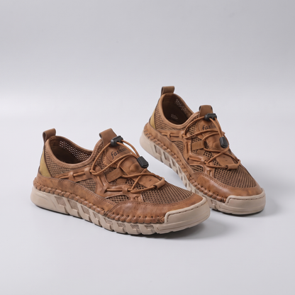 Lindford Airflow Walking Shoes - Brown