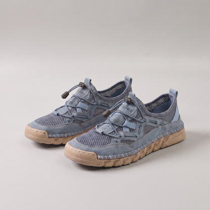 Lindford Airflow Walking Shoes - Light Blue